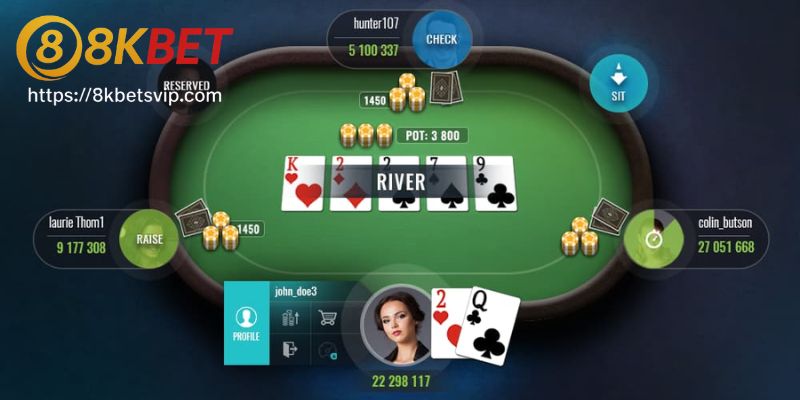 Cách chơi bài tố các hand bài Poker với thứ tự mạnh yếu cụ thể