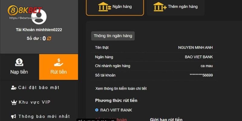 Kiểm tra kỹ thông tin trước khi hoàn tất giao dịch rút cược